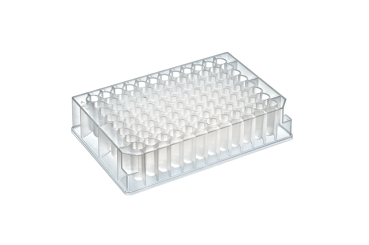 1.1mL 96-W Deep Well Plate, Round Bottom, Sterile, 50/Case