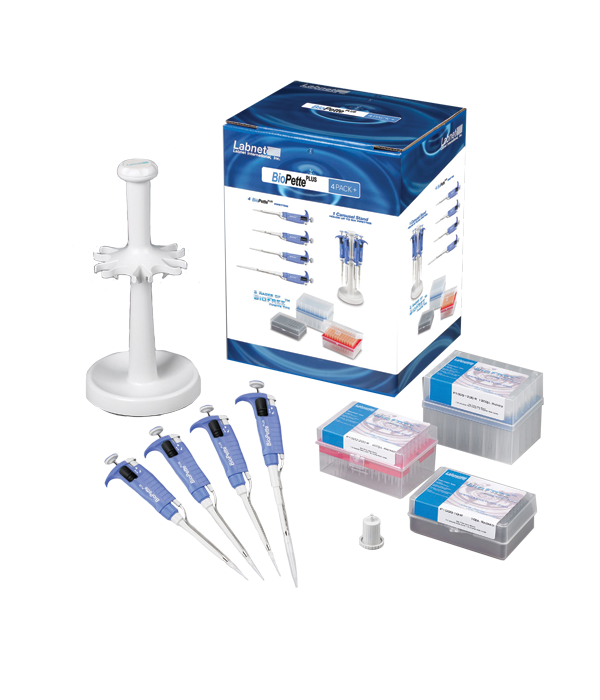 BioPette™ Plus Four Pack Starter Kit 