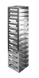 Vertical Racks with Spring Clip for 2" Boxes with Locking Rod (Capacity: 13 Boxes)