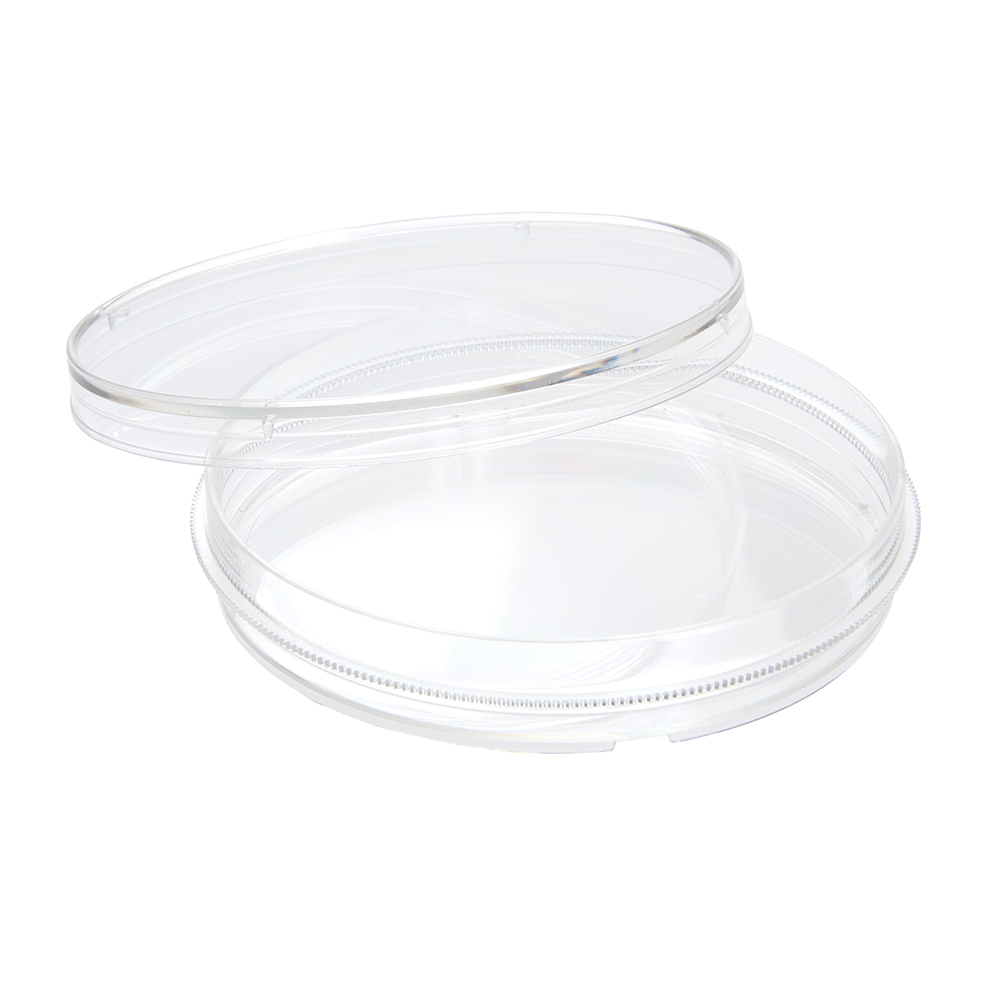 100mm x 15mm Tissue Culture Treated Dishes w/Grip Ring, Sterile, 300/case