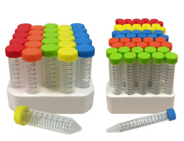 Rainbow Cap Centrifuge Tubes, 500/case