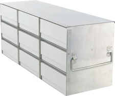 Upright Freezer Rack for 2" Boxes (Capacity: 9 Boxes)