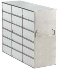 Upright Freezer Rack for 2" Boxes (Capacity: 18 Boxes)