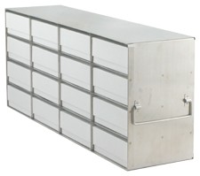 Upright Freezer Rack for 2" Boxes (Capacity: 16 Boxes)