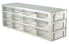 Upright Freezer Drawer Rack for 3" Boxes (Capacity: 12 Boxes)