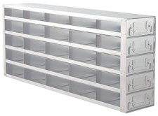 Upright Freezer Drawer Rack for 2" Boxes (Capacity: 25 Boxes)