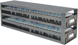 Upright Freezer Drawer Racks for 1mL Blood Sample Tubes (Capacity: 324 Tubes)