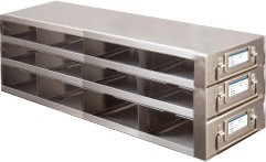 Upright Metal Freezer Drawer Racks for 96-Well and 384-Well Microtiter Plates (Capacity: 36-48 Plates)