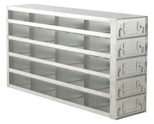 Upright Freezer Drawer Rack for 2" Boxes (Capacity: 20 Boxes)