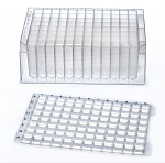 1.1mL 96-W Deep Well Plate, Square, V-Bottom, 10/Case