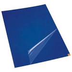 Tacky Traxx, Blue, 36'' x 60'', 30 Sheets/Mat, 4 Mats/Case