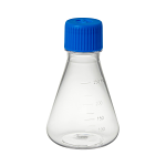 250mL Erlenmeyer flask, PETG, flat base, disposable, 12/case