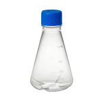 500mL Erlenmeyer flask, polycarbonate, baffled base, autoclavable/reusable, 12/case