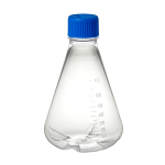 1000mL Erlenmeyer flask, polycarbonate, baffled base, autoclavable/reusable, 6/case
