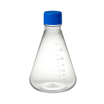 1000mL Erlenmeyer flask, PETG, flat base, disposable, 6/case