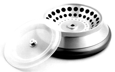 48 Place Angle Rotor: 24 x 1.5mL and 24 x 0.5mL Tubes