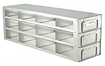 Upright Freezer Drawer Rack for 3" Boxes (Capacity: 12 Boxes)