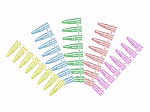 8-Strip Rainbow PCR Tubes and Caps