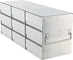 Upright Freezer Rack for 2" Boxes (Capacity: 9 Boxes)