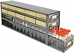 Upright Freezer Drawer Rack for 2" Cardboard Boxes and 15mL Centrifuge Tubes (Capacity: 10 Boxes; 100 Tubes)