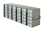 Upright Freezer Racks for 96-Deep Well Microtiter Plates and Micronic LOBO Racks with Locking Rod (Capacity: 30 Plates)