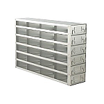 Upright Freezer Drawer Rack for 2" Boxes (Capacity: 24 Boxes)